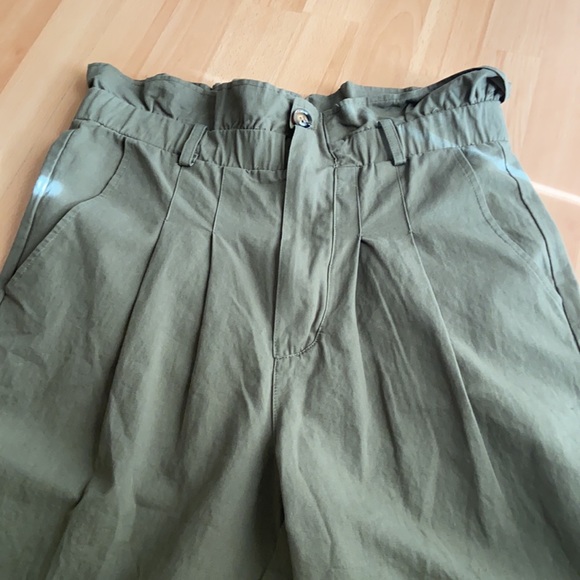 7 for all mankind High Waist Olive Color pants - Picture 4 of 11